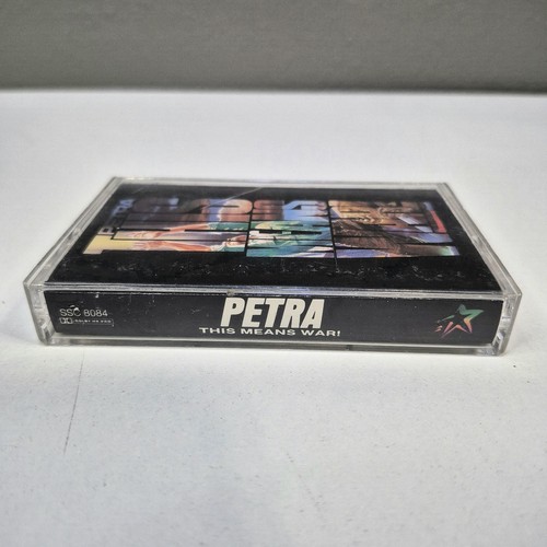 PETRA This Means War! 1987 VTG CCM Classic Christian Rock Cassette Tape VGC - Picture 5 of 6