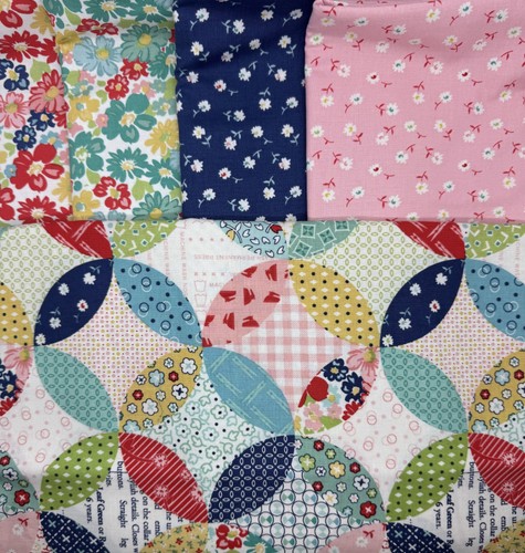 Riley Blake Designs VINTAGE HAPPY 2 Collection by Lori Holt - 5 yards (1yd cuts) - Picture 2 of 4
