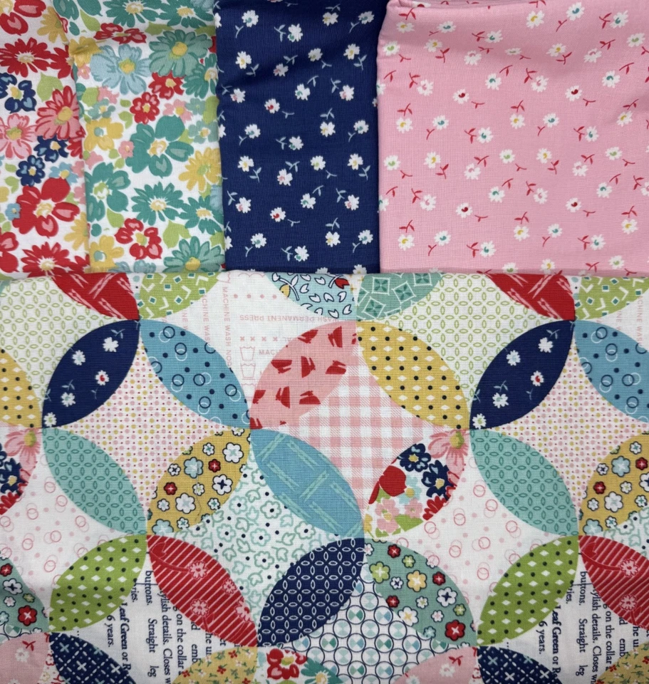 Riley Blake Designs Colección DE COLECCIÓN HAPPY 2 de Lori Holt - 5 yardas (cortes de 1 yarda) Foto 2 de 4