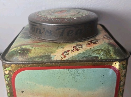 Rare Lipton Tea Planation Tea Caddy Style Tin, Ceylon - Picture 15 of 15