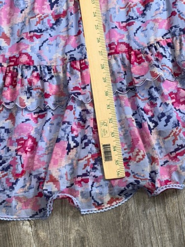 HOUSE OF HARLOW Smocked Ruched Crop Top & Tiered Maxi Skirt Polychiffon Set sz S - Picture 7 of 10