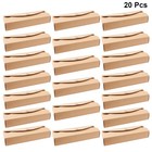  20 Pcs Gebäckschachteln Bäckerkisten Bäckerei-Boxen Backwarenboxen