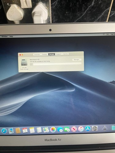Apple MacBook Air 7,1 A1465 11" Early 2015 Core i5-5250U 4GB DDR3 128GB SSD - Picture 9 of 12