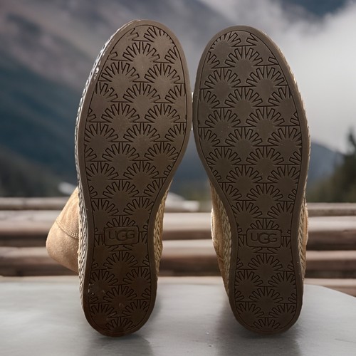 UGG Ailish Chestnut Damen-Wildlederstiefel 1123666/Größe 11 (Authentisch) brandneu - Bild 13 von 14