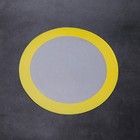 2 Pcs Silicone Baking Mat Round Heat Resistant Barbecue Mat Non-stick Baking