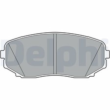 DELPHI Bremsbelagsatz Scheibenbremse LP3399 für OUTLANDER MITSUBISHI ECLIPSE 3