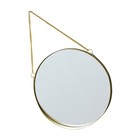 Wall Hanging Makeup Mirror Bathroom Punch-free Decorative Round Mirror