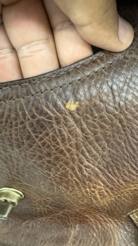 Cartera Coach Vintage Tobacco Abbey Encaje Solapa Cuero Vachetta 10971 Rara - Imagen 5 de 20