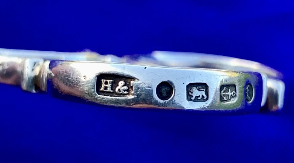 Antique Victorian Solid Silver Sugar Tongs / Tea Tongs - Birmingham 1880 Foto 4 de 4