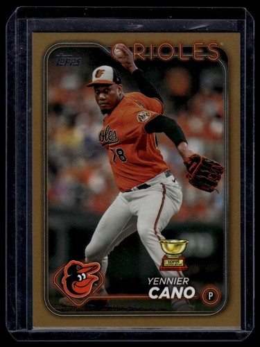 2024 Topps #158 Yennier Cano Gold #/2024 - 第 1/2 張圖片