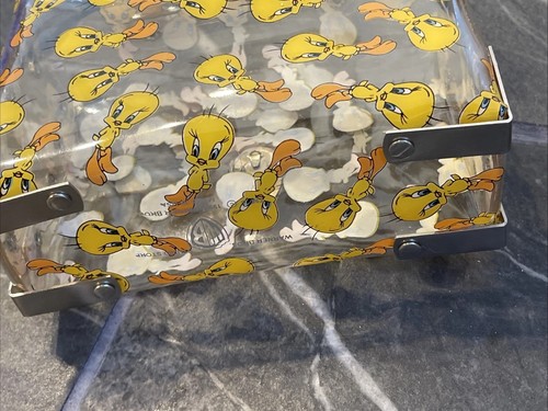 Vintage Warner Bros Store 1998 durchsichtig Kunststoff Tweety Vogel Mini Handtasche - Bild 7 von 8