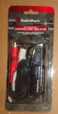 RadioShack 270-054 HomeAutomotive Audio System Ground-Loop Isolator