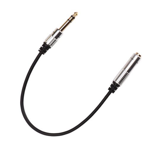 1FT Audio Adapter Cable 6.35mm Female To 6.35mm Male Metal Stereo Mixer Micro CT - Picture 8 of 23