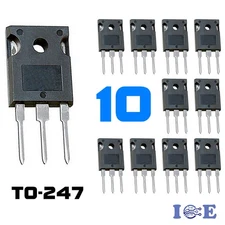 10PCS TIP3055 Power Transistor NPN 60V 15A TO-247 Bipolar