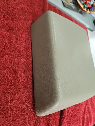 2004-2008 Ford F-150 Center Console Lid Armrest Arm Rest OEM Tan Brown Ish - Picture 2 of 5