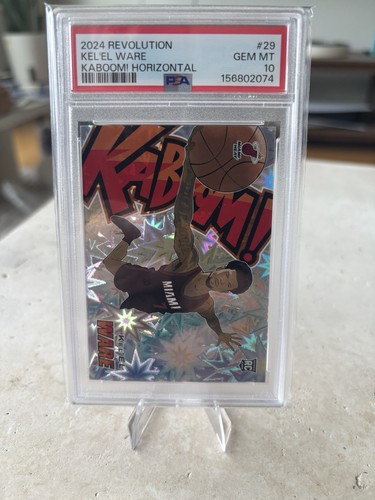 Panini 2024-25 Revolution Kaboom! Horizontal Kel'el Ware RC #29 PSA 10 Heat