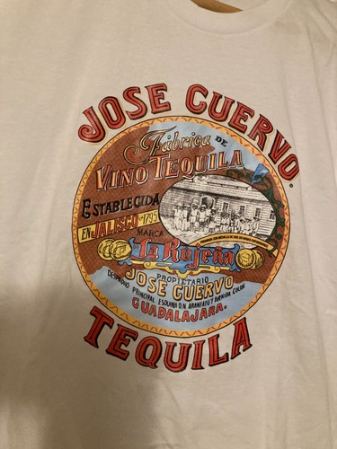 Jose Cuervo Grafik T-Shirt Erwachsene Small weiß Kurzarm Bella Canvas Etikett - Bild 2 von 3