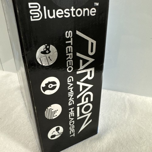 NIB Paragon Stereo Gaming Headphones with Boom Mic Ships Free Black/Blue - Picture 3 of 5