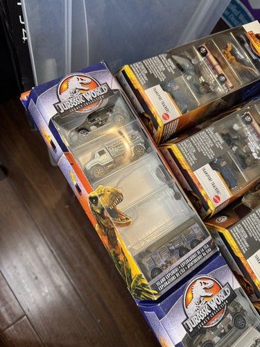 Matchbox Jurassic World Legacy Collection 5 Pack Set 13 Pack Lot Explorer Jeep - Picture 6 of 8