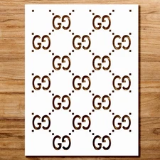 Elegant Pattern Stencil for Luxury Home Decor and Fashion Design - Ste…