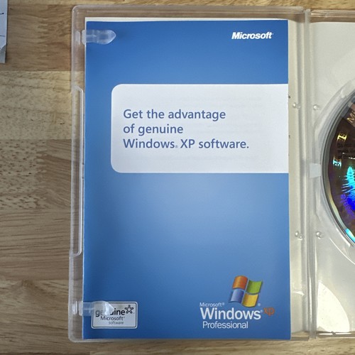 Microsoft Windows XP Professional Service Pack 2 Original Advantage Kit CD mit Key - Bild 4 von 5
