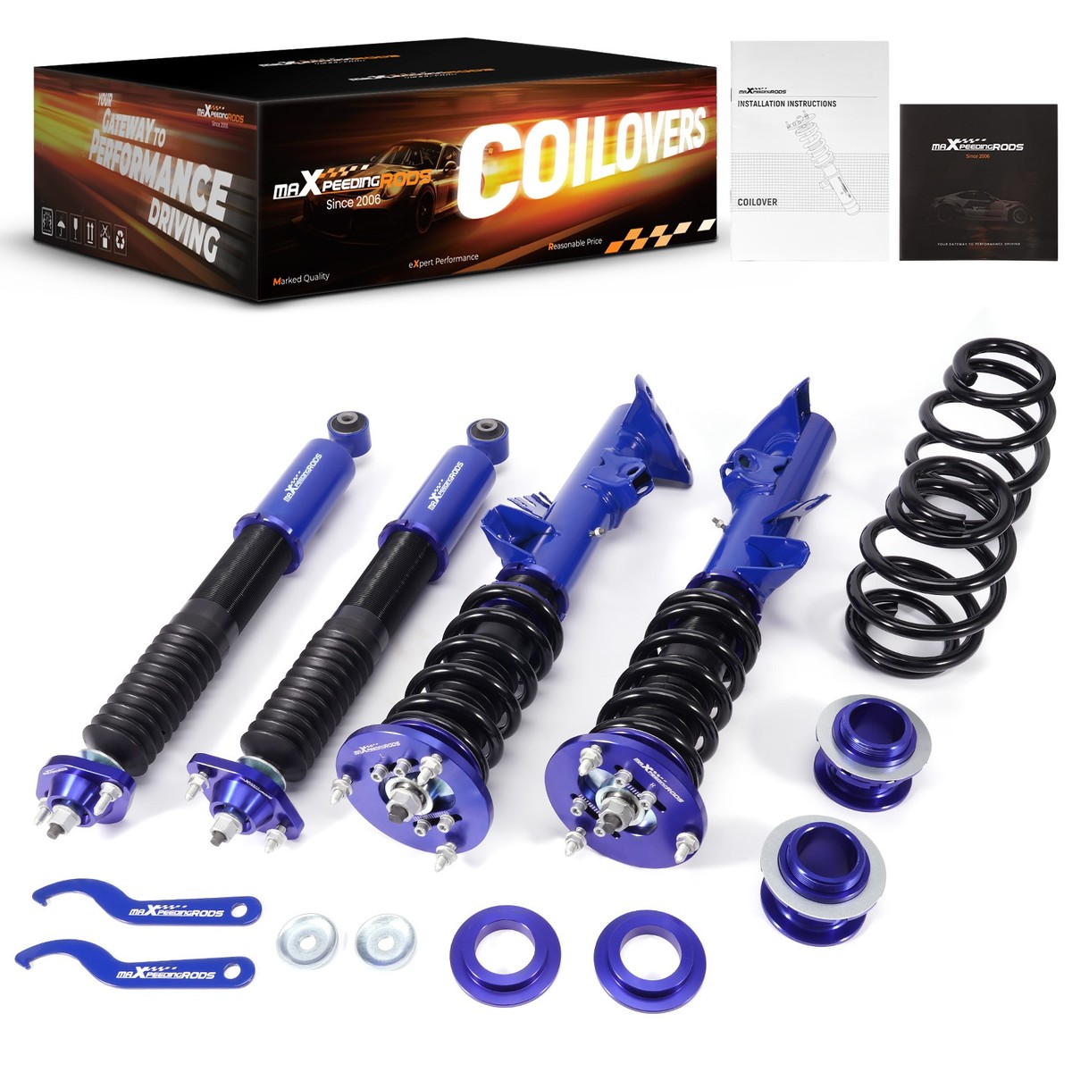 MaXpeedingrods Coilovers Suspension Kit for BMW E36 3 Series RWD