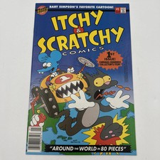 Itchy & Scratchy Comics #1 (Bongo Comics December 1993) HTF Newsstand Comic Book