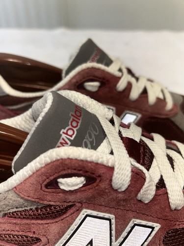 New Balance 990v3 EE. UU. X Teddy Santis Rojo Escarlata GC990TF3 GS Talla 4 - Imagen 3 de 17