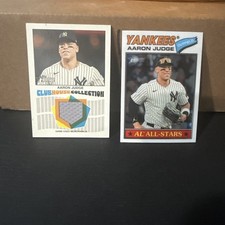2026  Topps heritage Aaron Judge Relic & Chrome
