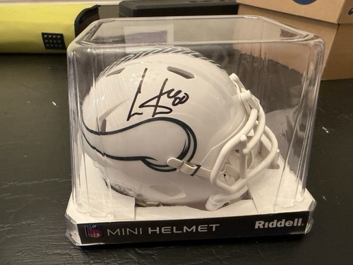 Cris Carter Signed Salute To Service Mini Helmet (Schwartz) - Picture 1 of 6
