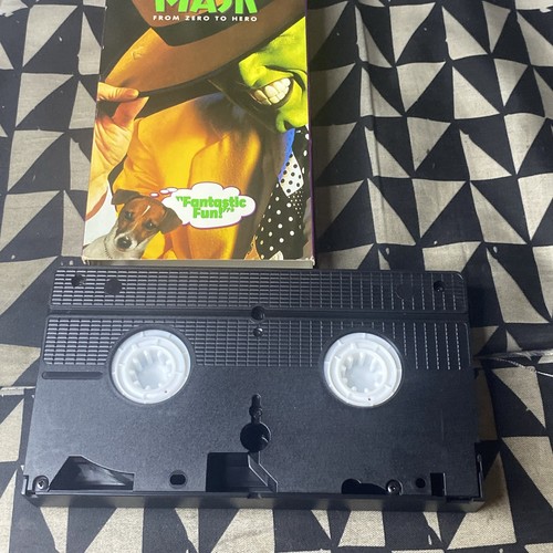 The Mask From Zero to Hero 1994 Jim Carrey Cameron Diaz VHS Vintage - Picture 9 of 9