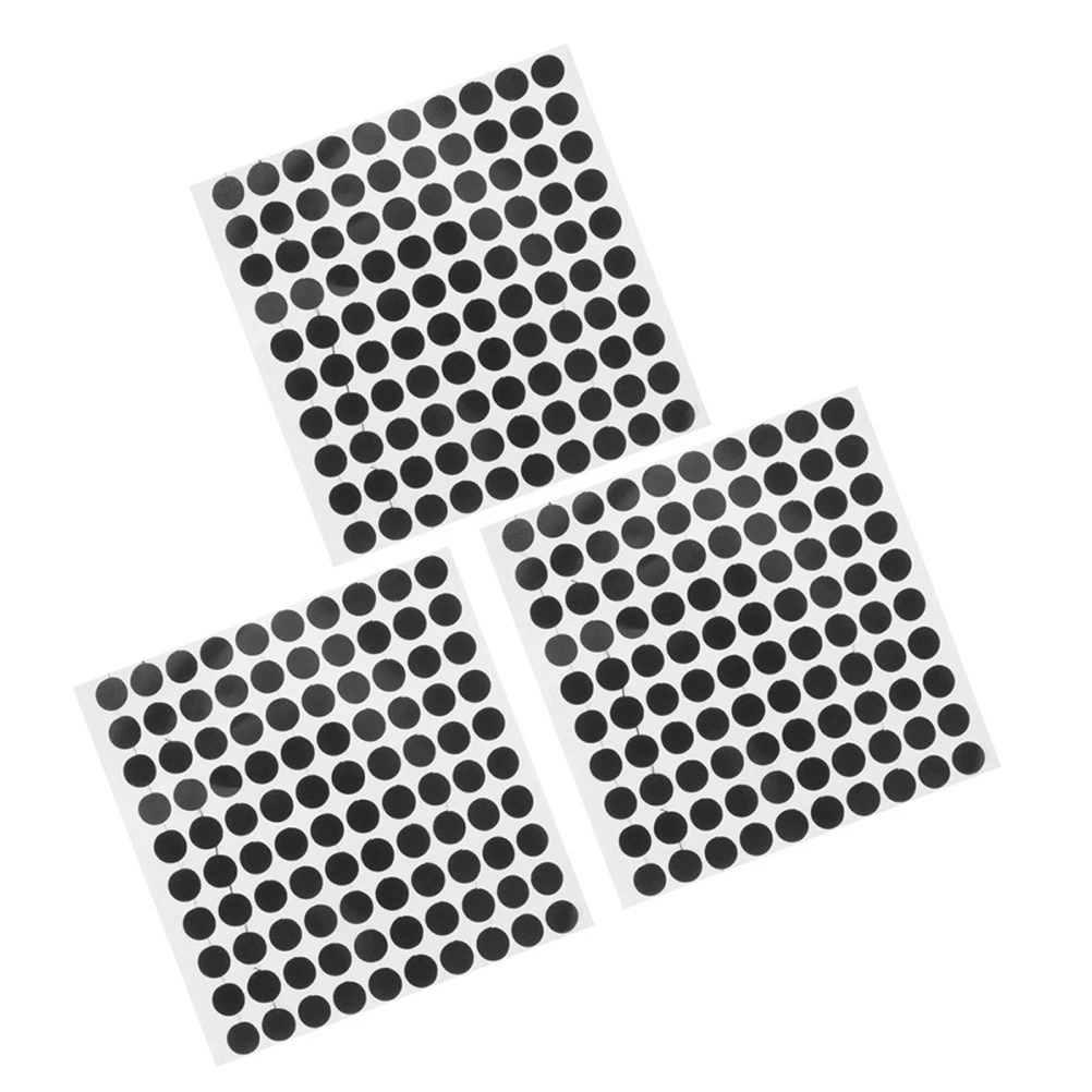 Club Use Pool Table Marker Dots Black Reusable Billiard Spot Stickers
