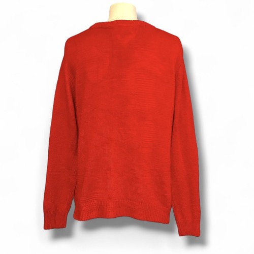 Poof Red Ugly Christmas Sweater Santa Gr. M Bommel rote Nase - Bild 6 von 8