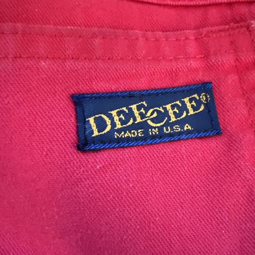 Vintage Dee Cee workwear Carpenter Jeans Pants True Red 29x31 made in the USA - Picture 5 of 12