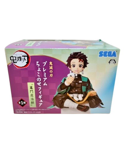 SEGA Premium Chokonose Demon Slayer Tanjiro Kamado Figure Noodle Stopper - Picture 1 of 5