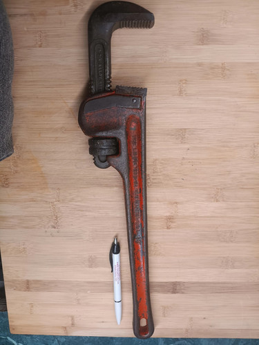 Ridgid Schwerlast 18" Zoll Rohrzange Stahl The Ridge Werkzeug Made in USA - Bild 4 von 11