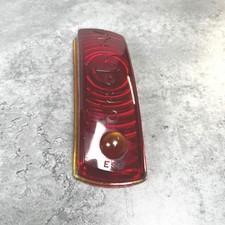 Vintage Desoto Tail Light Lens Red Thick Glass Eso Marked Cb7571 Left Side 1940