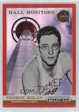 2013-14 Panini Prizm Hall Monitors Target Red Prizm George Mikan #14 HOF