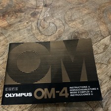 Olympus OM-4 (A)  35mm SLR Camera  Instruction Manual
