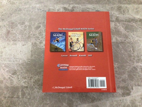 McDougal Littell Math Course 1: Student Edition 2007 UNREAD - Imagen 5 de 5