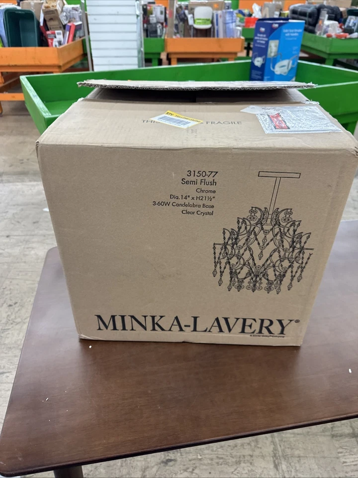 Minka Lavery 3150-77 Mini Chandeliers 3-Light Chandelier in Chrome - Image 4 of 4