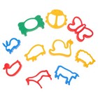 10-teilige Teigausstecher: Tonformen in Fruchtform – Keksausstecherformen –