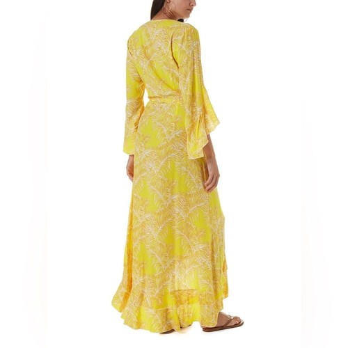 Melissa Odabash Tropical Yellow Long Dress - Picture 2 of 4