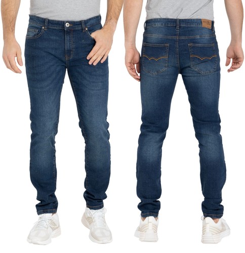 Herren Regular Fit Jeans gerades Bein Denim Hose Pants Big Tall alle Taillengrößen - Bild 18 von 26