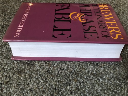 Brewer's Dictionary of Phrase and Fable by Brewers Publications - Picture 2 of 3