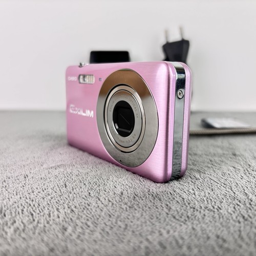 Casio Exilim EX-Z800 Peach Pink 14.1MP Digital Compact Camera Set - Bild 10 von 18