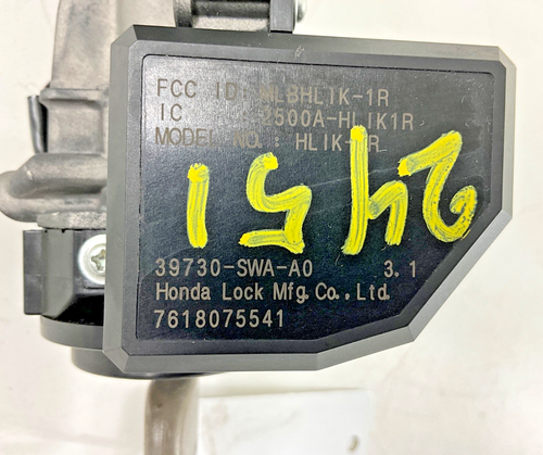 2008 HONDA CRV Ignition Lock Switch With Key 39730-SWA-A0 OEM - Picture 6 of 14