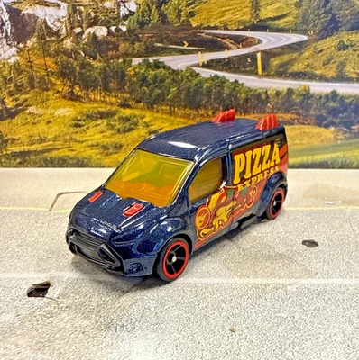Hot Wheels Ford Transit Connect HW ‘17 Treasure Hunt 6/10 Blue Loose VHTF! - Image 1 of 3