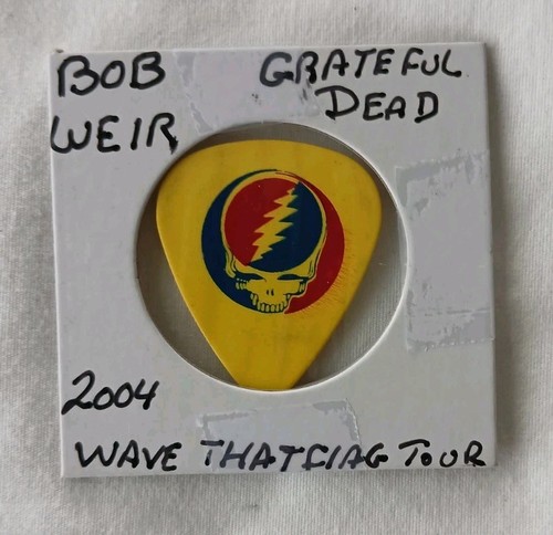 Bob Weir Grateful Dead Tour Issued Guitar Pick 2004 Wave That Flag Tour Rare - Picture 1 of 4