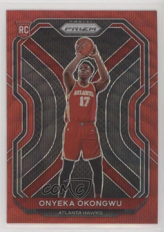 2020-21 Panini Prizm Ruby Wave Prizm Onyeka Okongwu #260 Rookie RC l4t